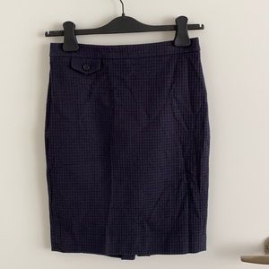 J.Crew Navy Blue No. 2 Pencil Skirt, size 00